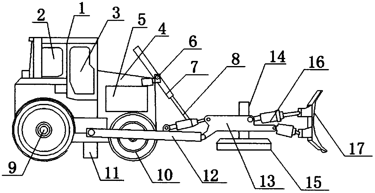 Ice and snow removing device for roads and bridges