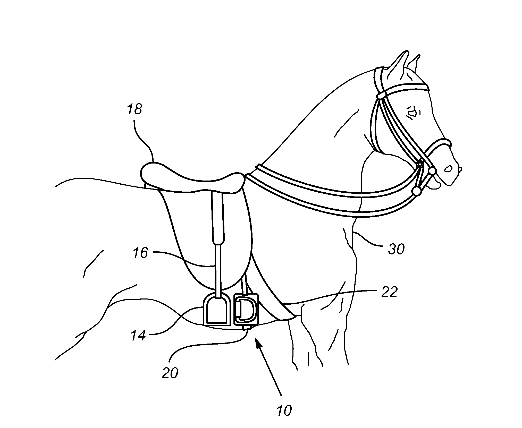 System for Use in Horseback Riding