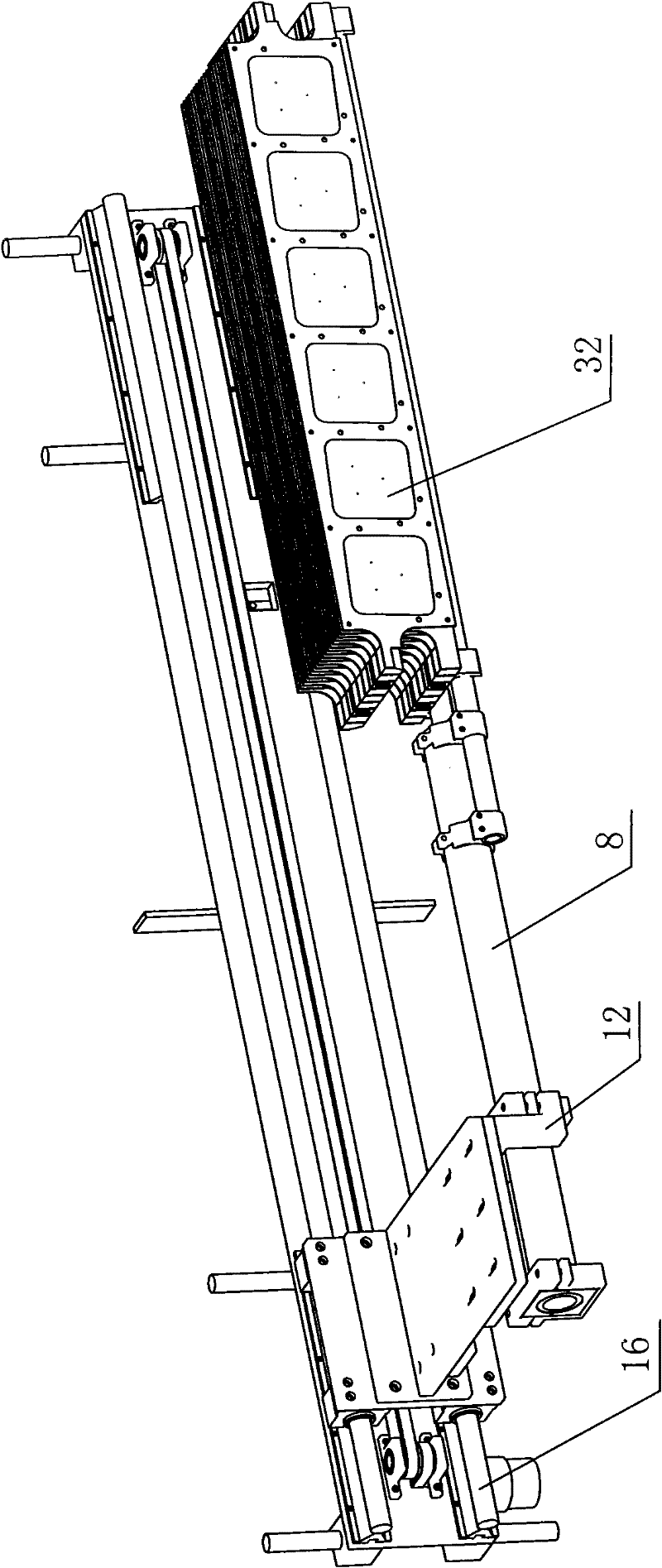 Cantilever-type push-pull boat system for plasma enhanced chemical vapor deposition (PECVD) device