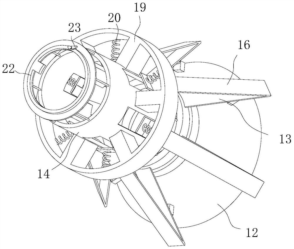 Solar water heater heat collecting pipe cleaning device