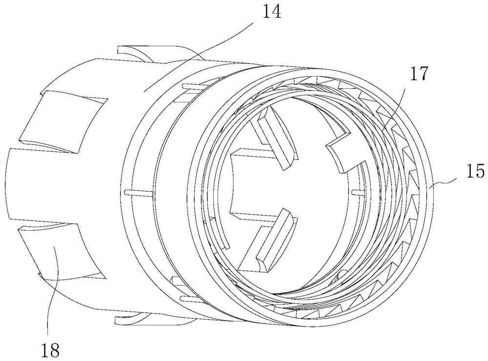 Solar water heater heat collecting pipe cleaning device