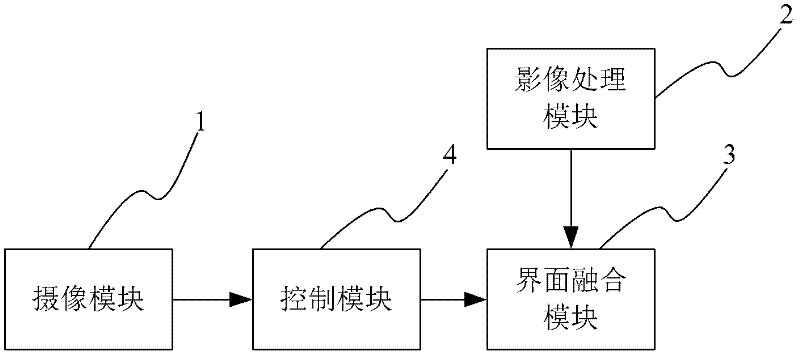 Mobile terminal and live-action display method