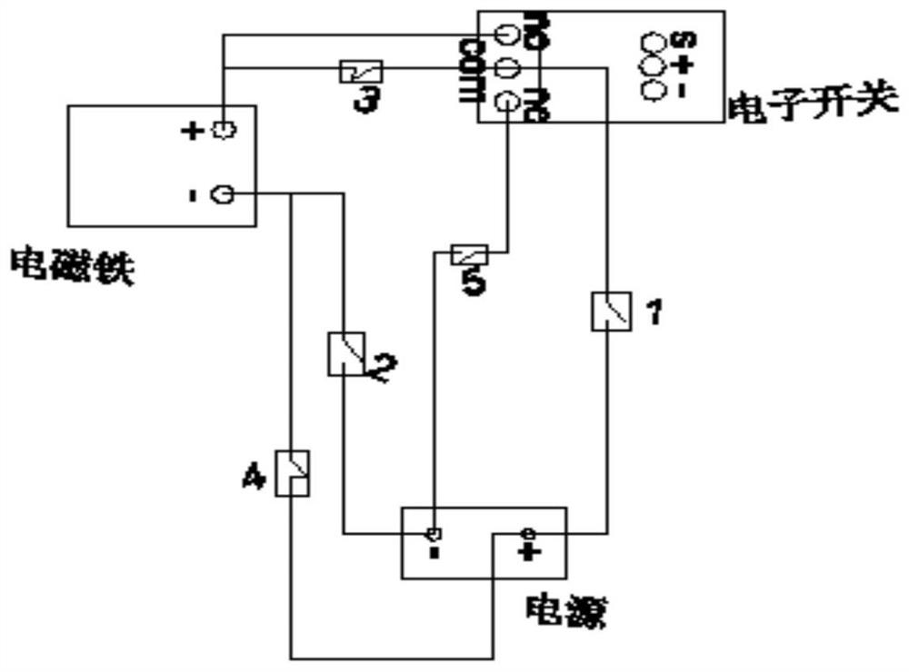 Electromagnetic positive and negative propeller power device of electric fixed-wing aircraft