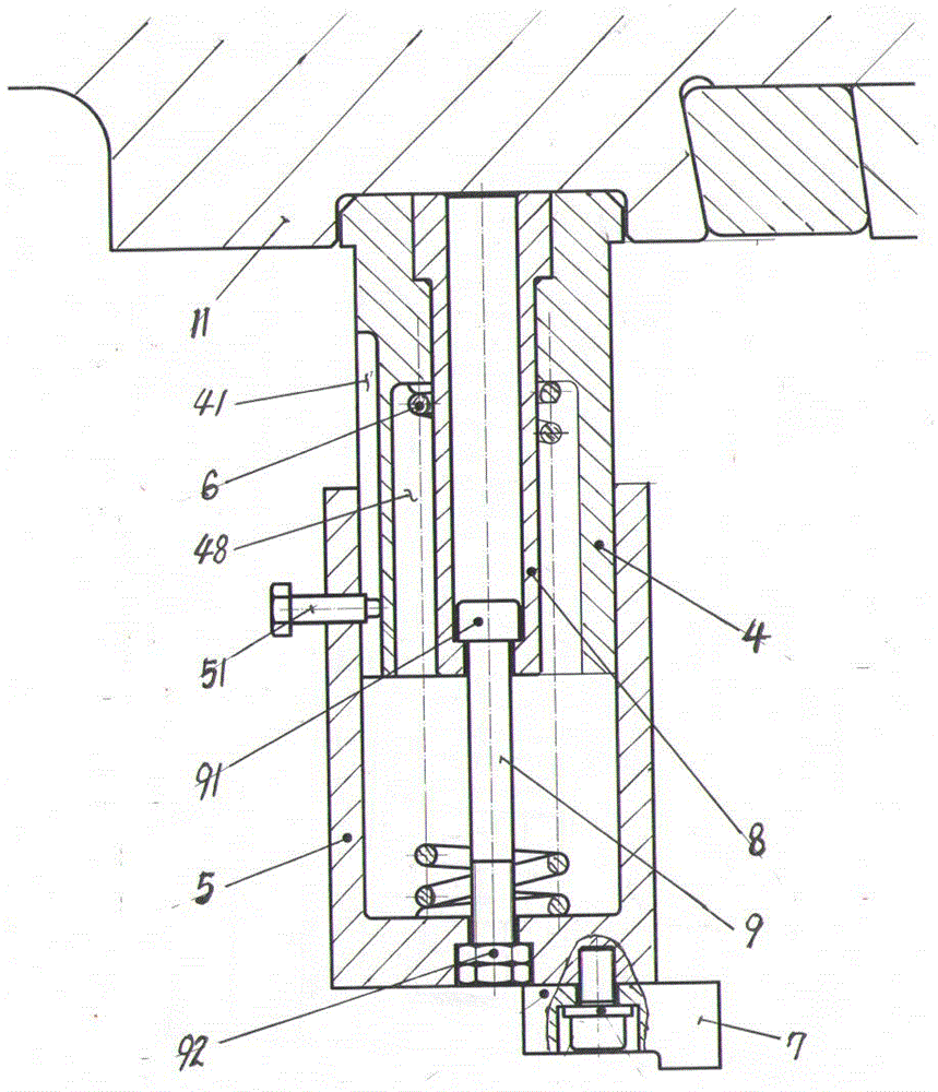 Die forging crankshaft and connecting-rod flash cutting die device