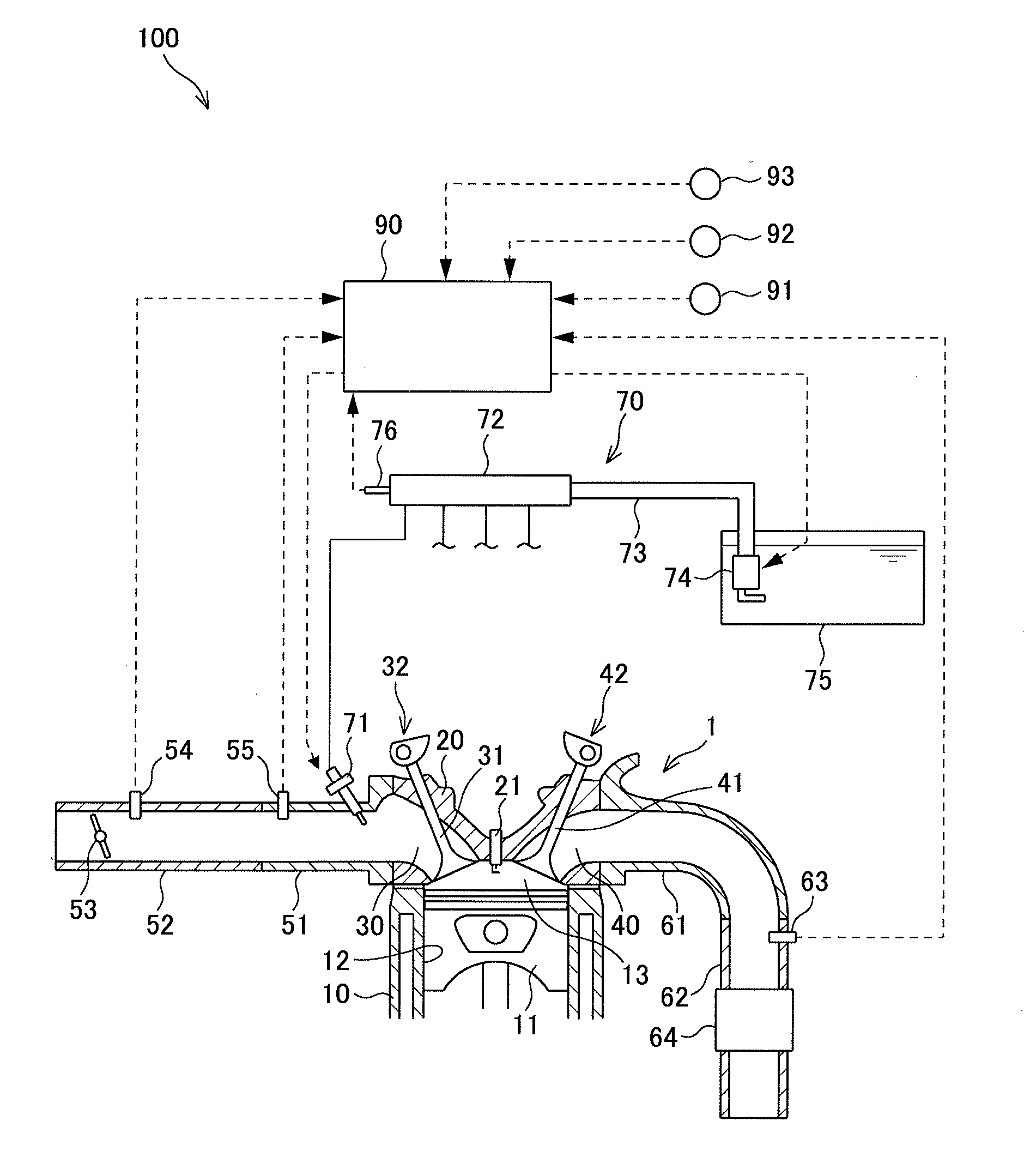Fuel injection control device of engine and fuel injection control method of engine