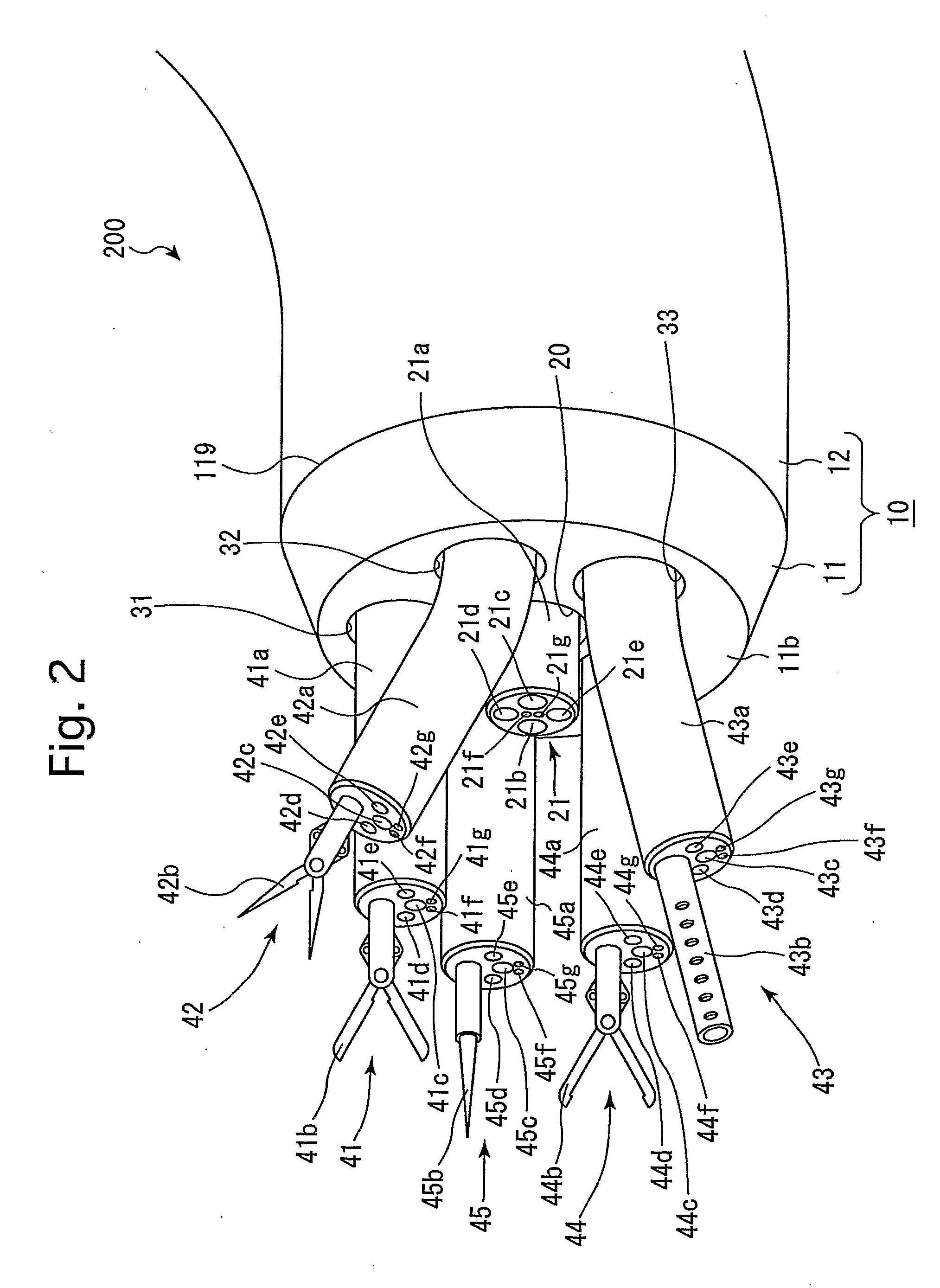 Internal Treatment Apparatus for a Patient and an Internal Treatment System for a Patient