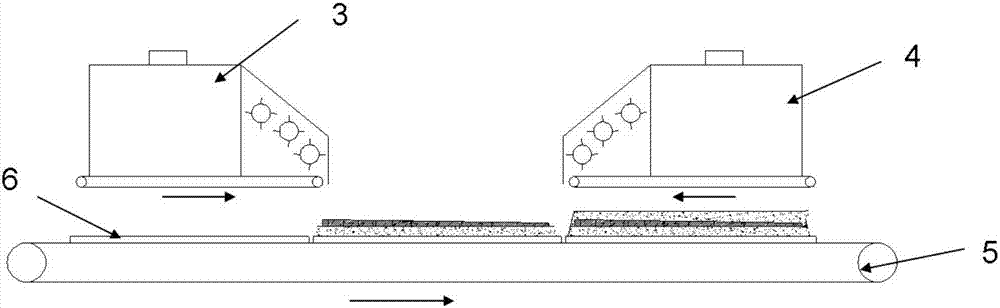 Bamboo reinforced crop straw fiber-based fireproof door material and preparation method thereof