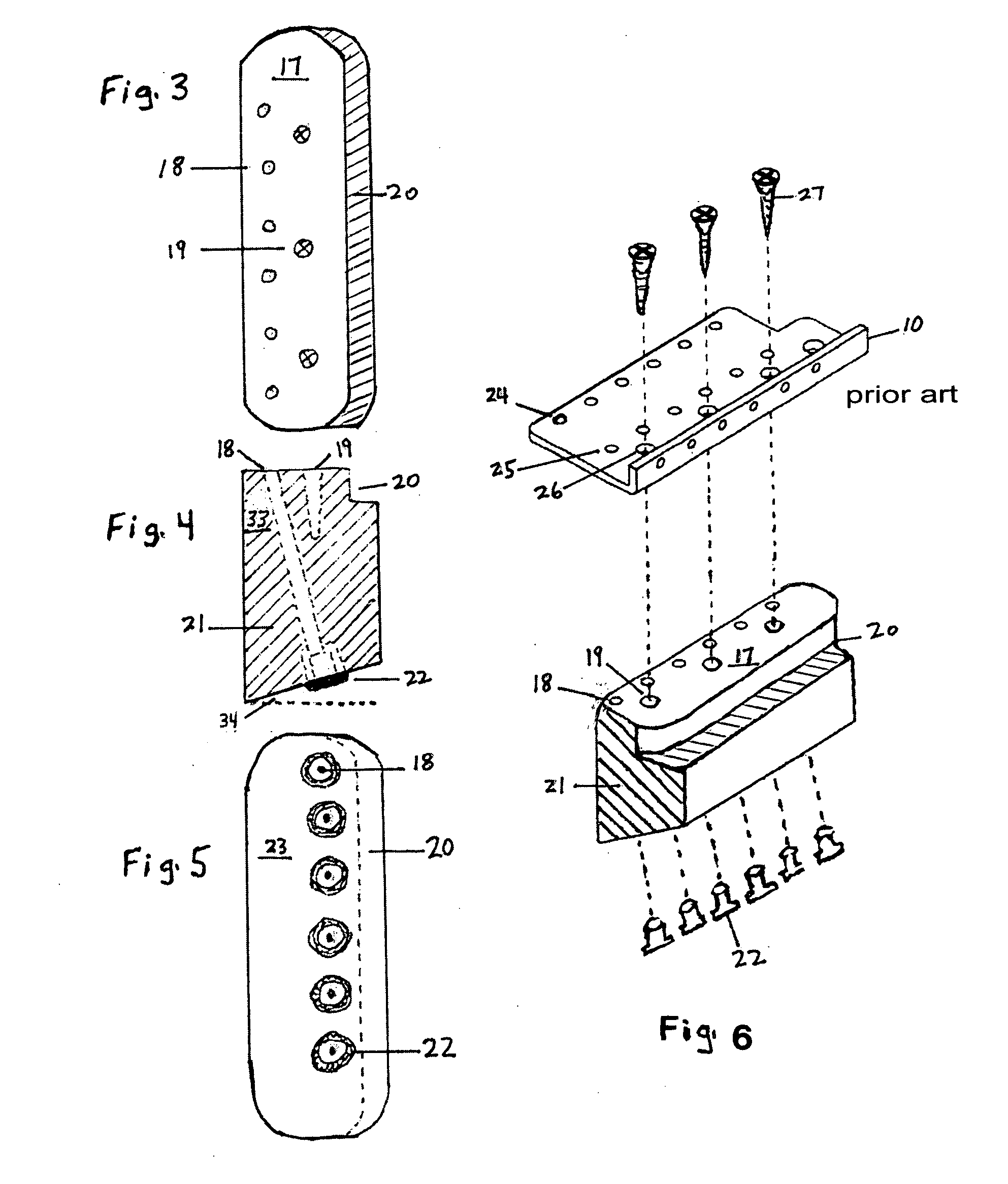 Hardtail converter block for a tremolo equipped guitar