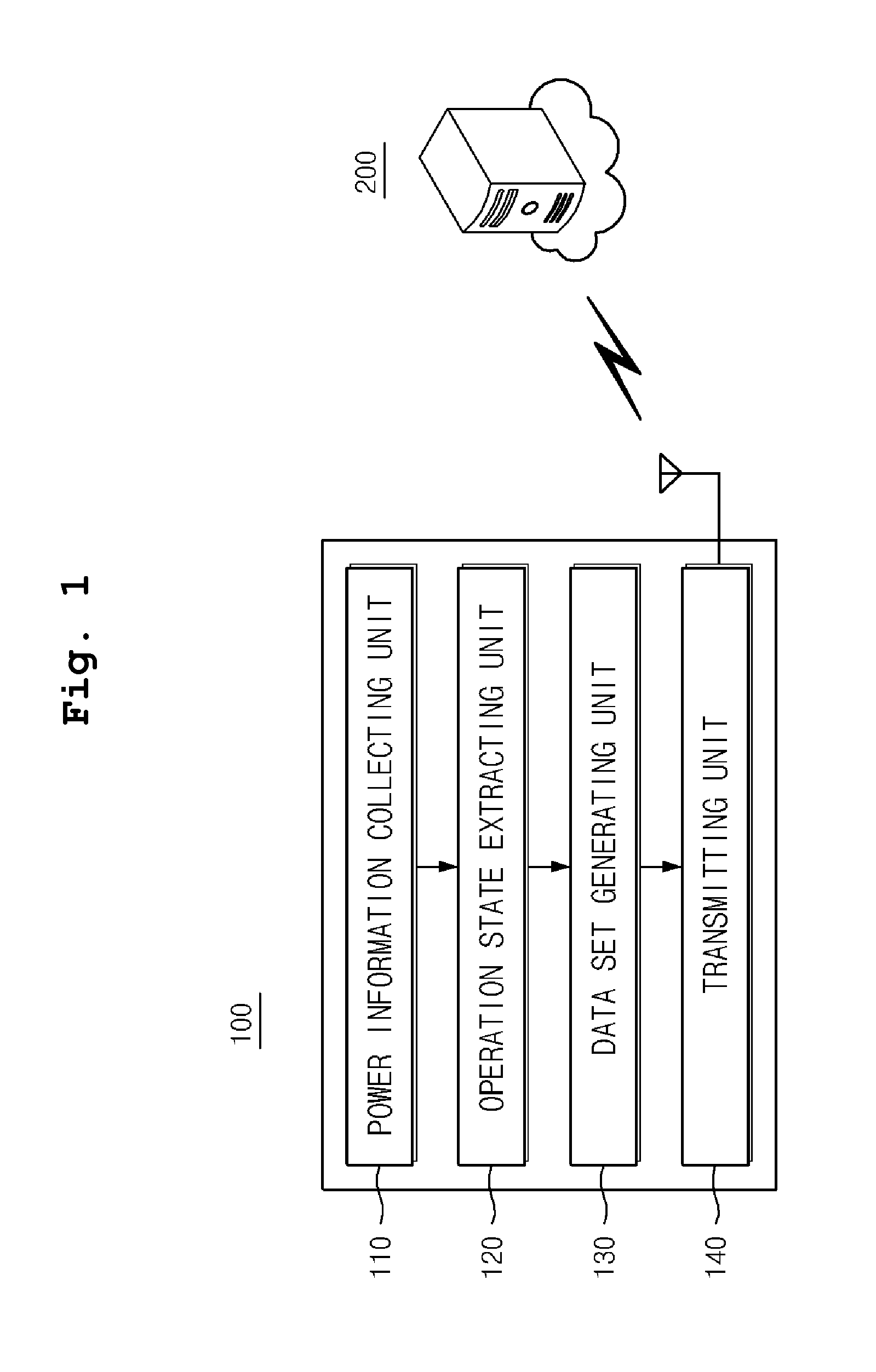 Energy measuring apparatus and energy measurement information labeling system using same