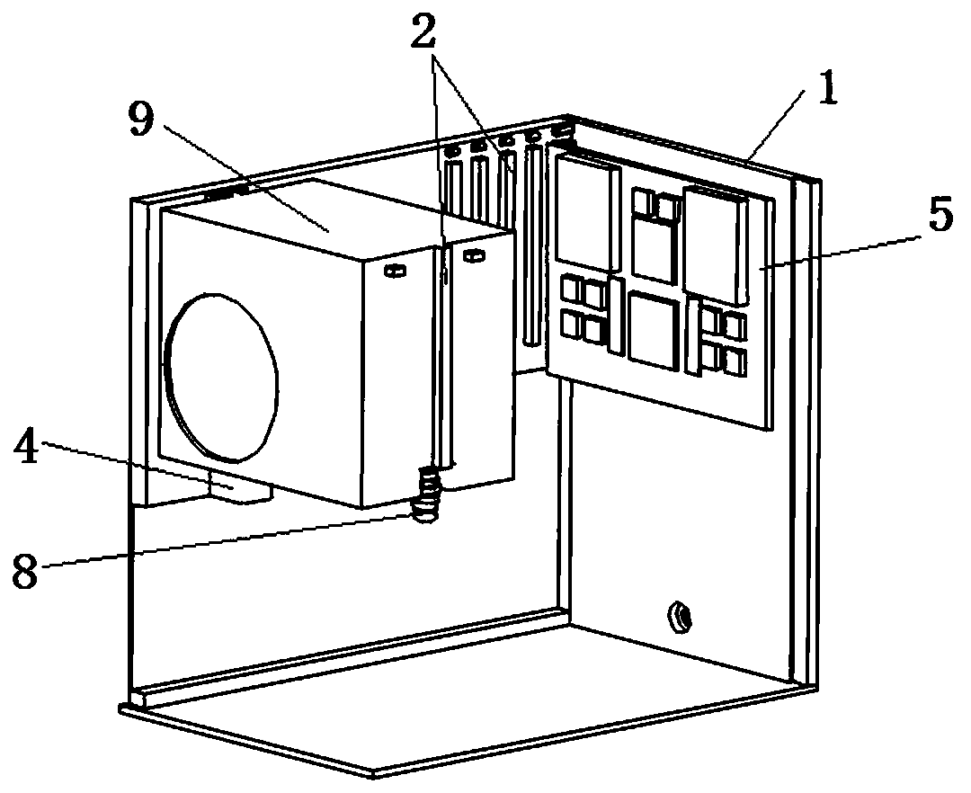 A liquid cooled chassis and a plug-in thereof