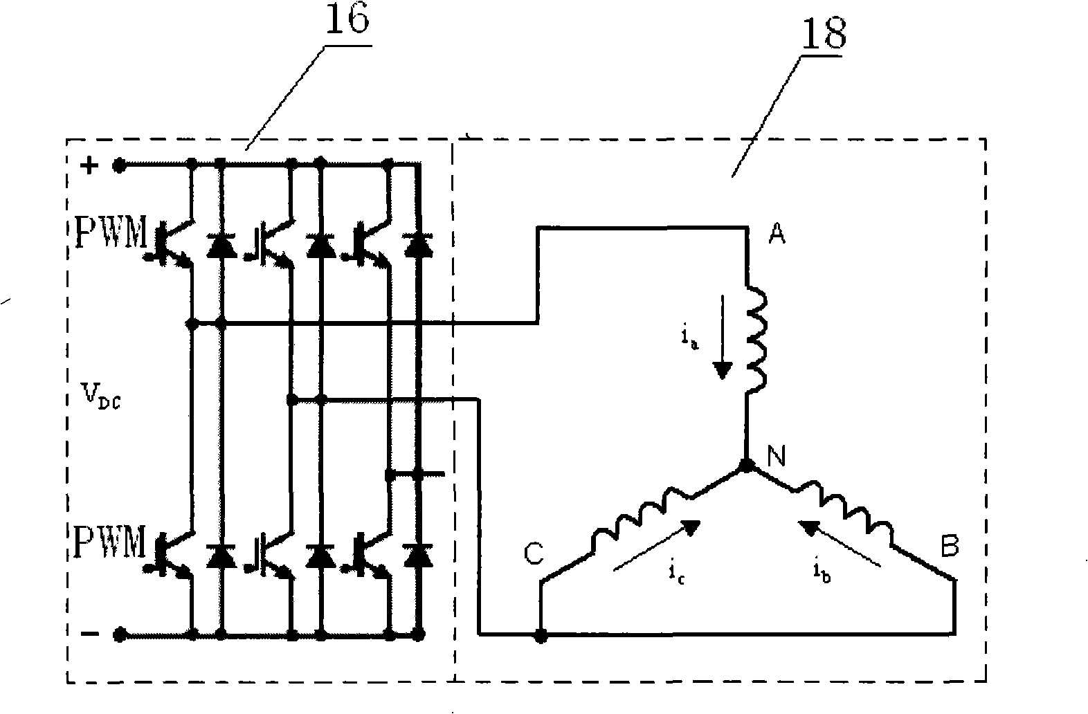 Permanent magnetism synchronous electric machine test system and method