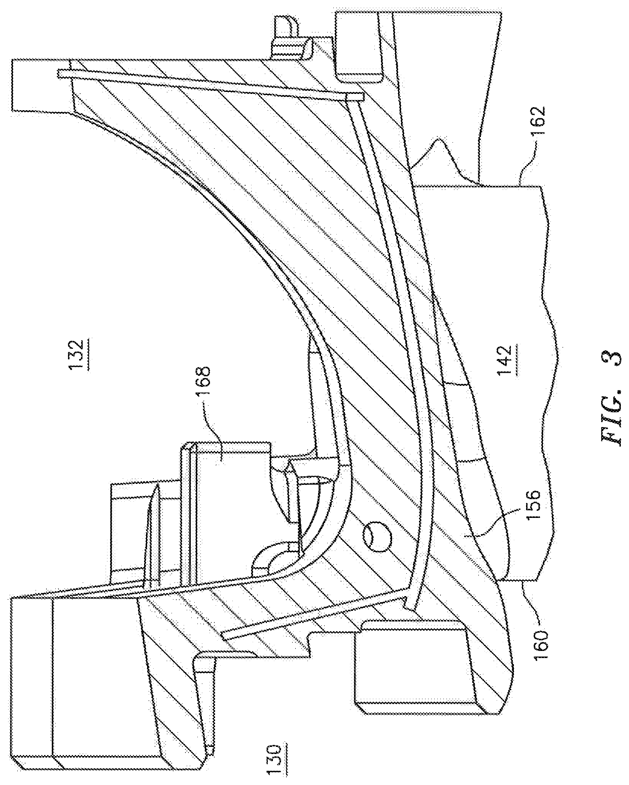 Vane airfoil cooling air communication