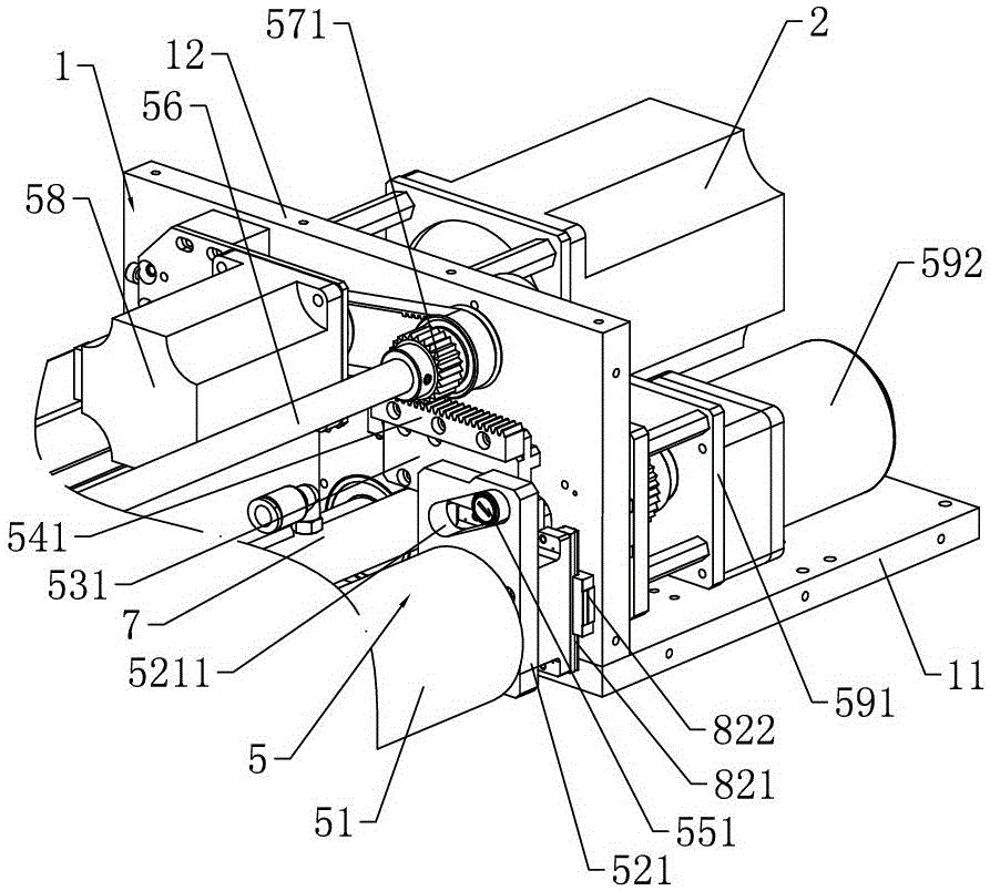 Automatic wiping device for blackboard