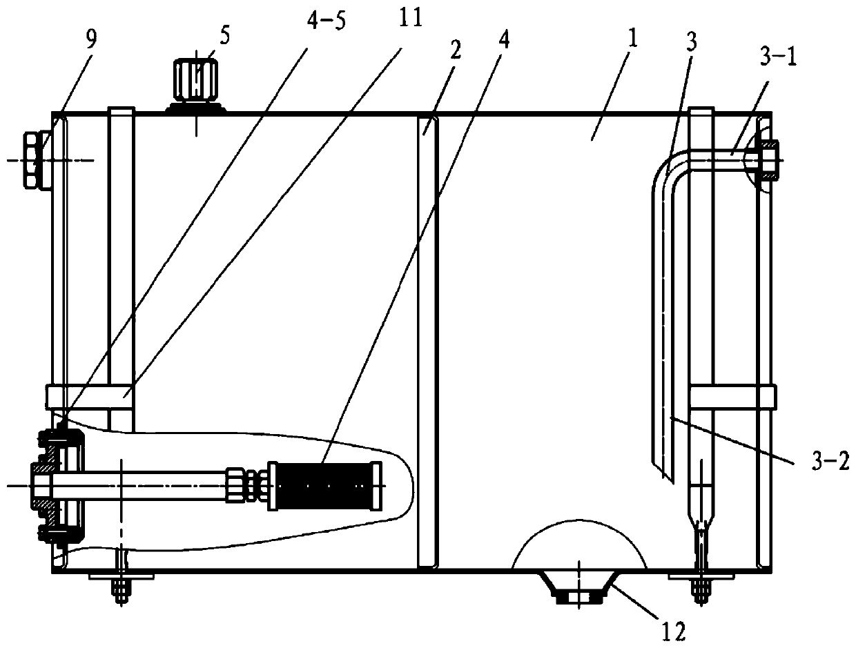 Hydraulic oil tank and vehicle