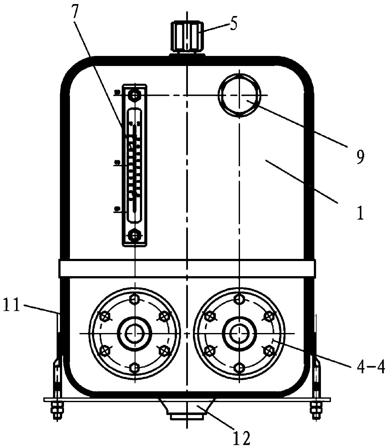 Hydraulic oil tank and vehicle
