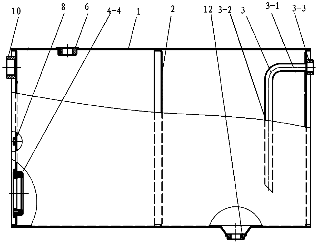 Hydraulic oil tank and vehicle