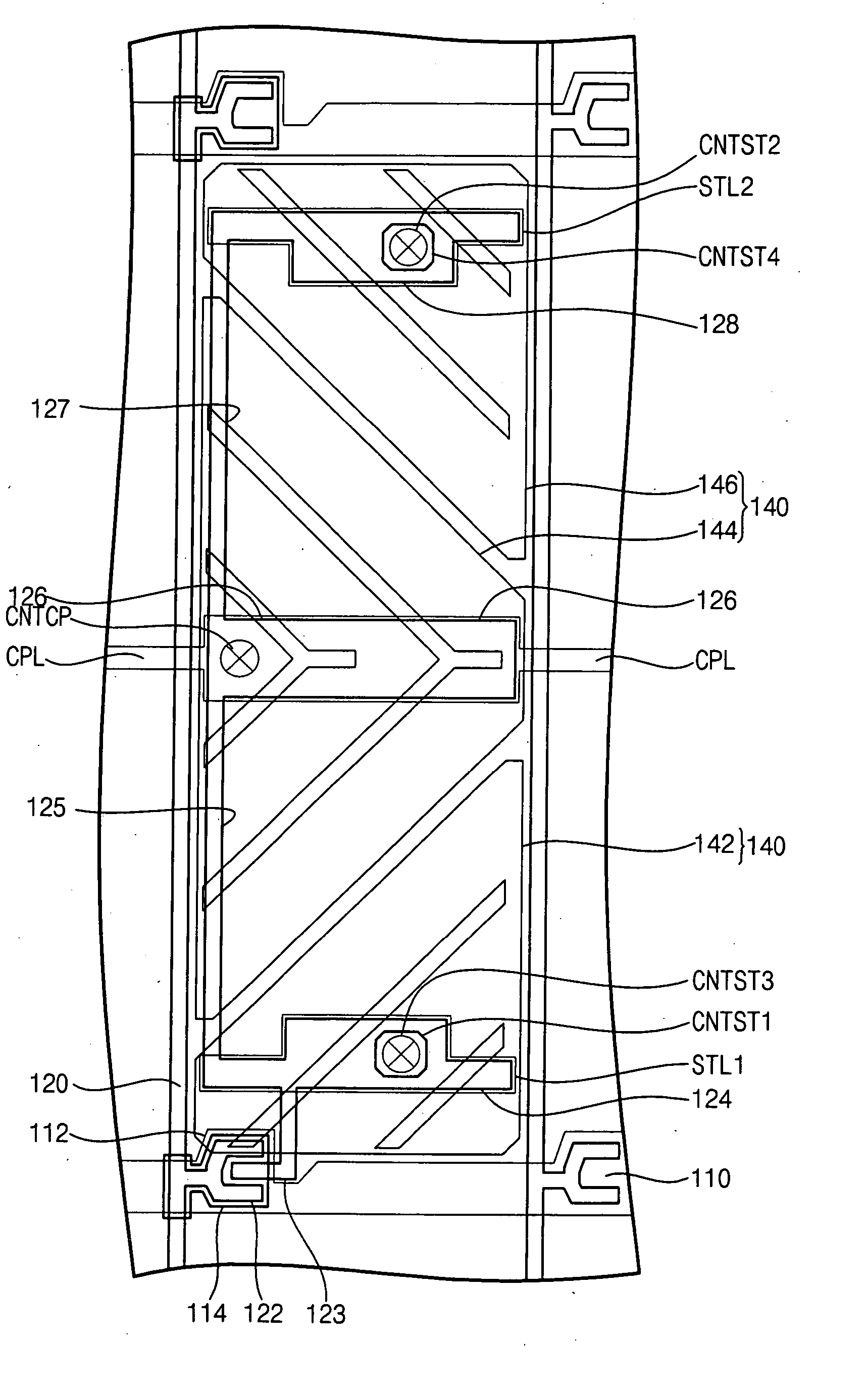 Array substrate, liquid crystal display panel having the same and liquid crystal display device having the same