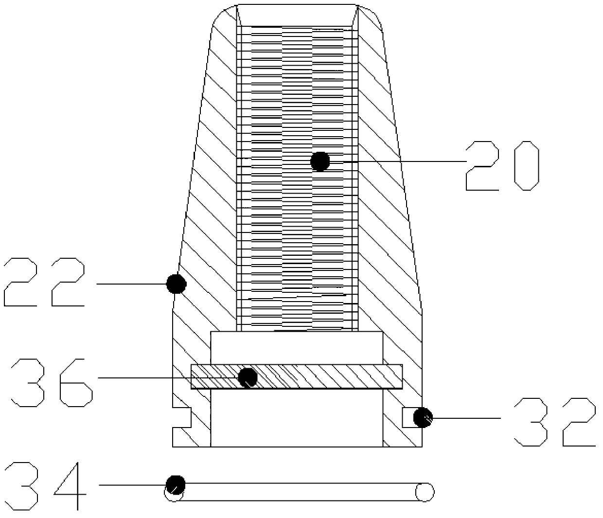 Removing type anchorage device