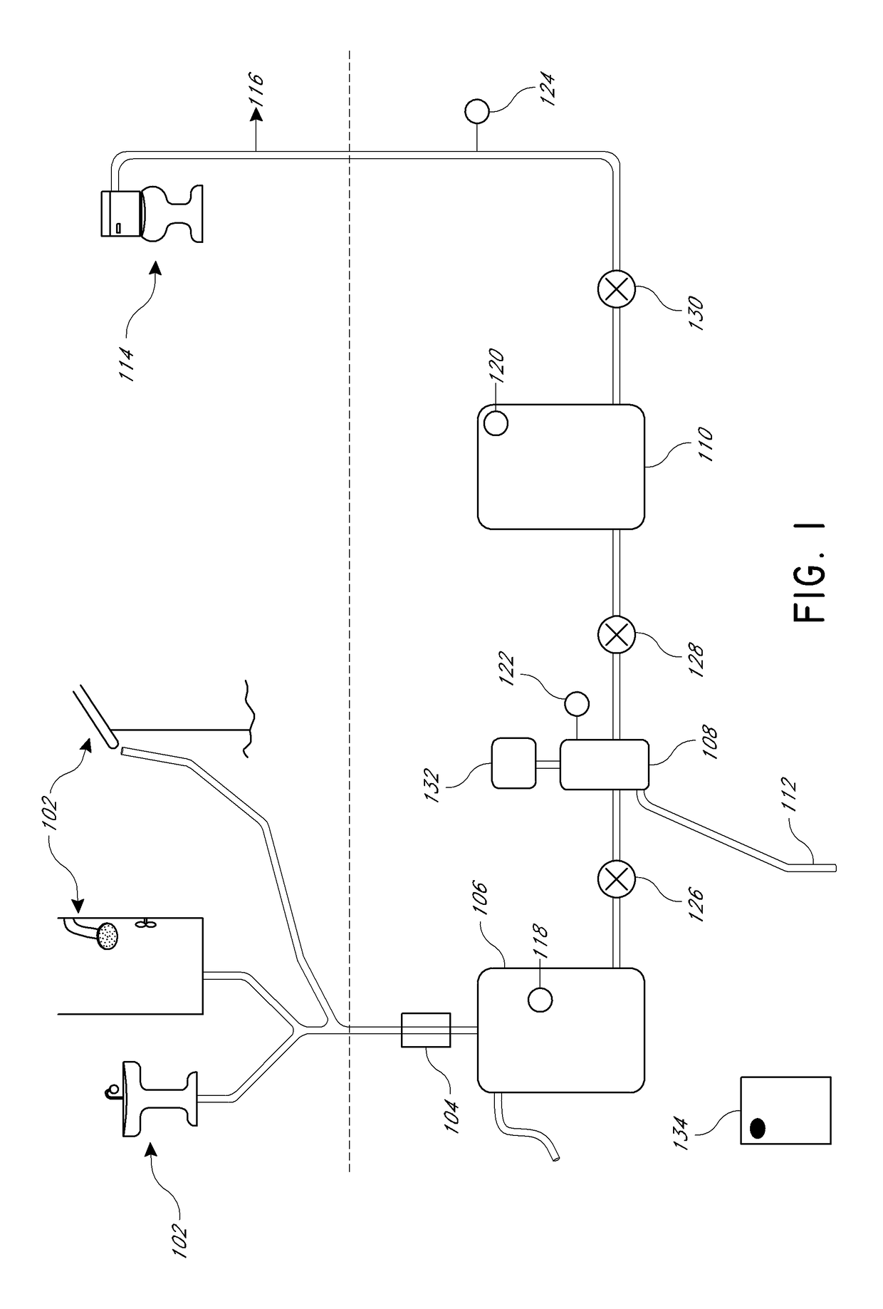 Graywater separation device