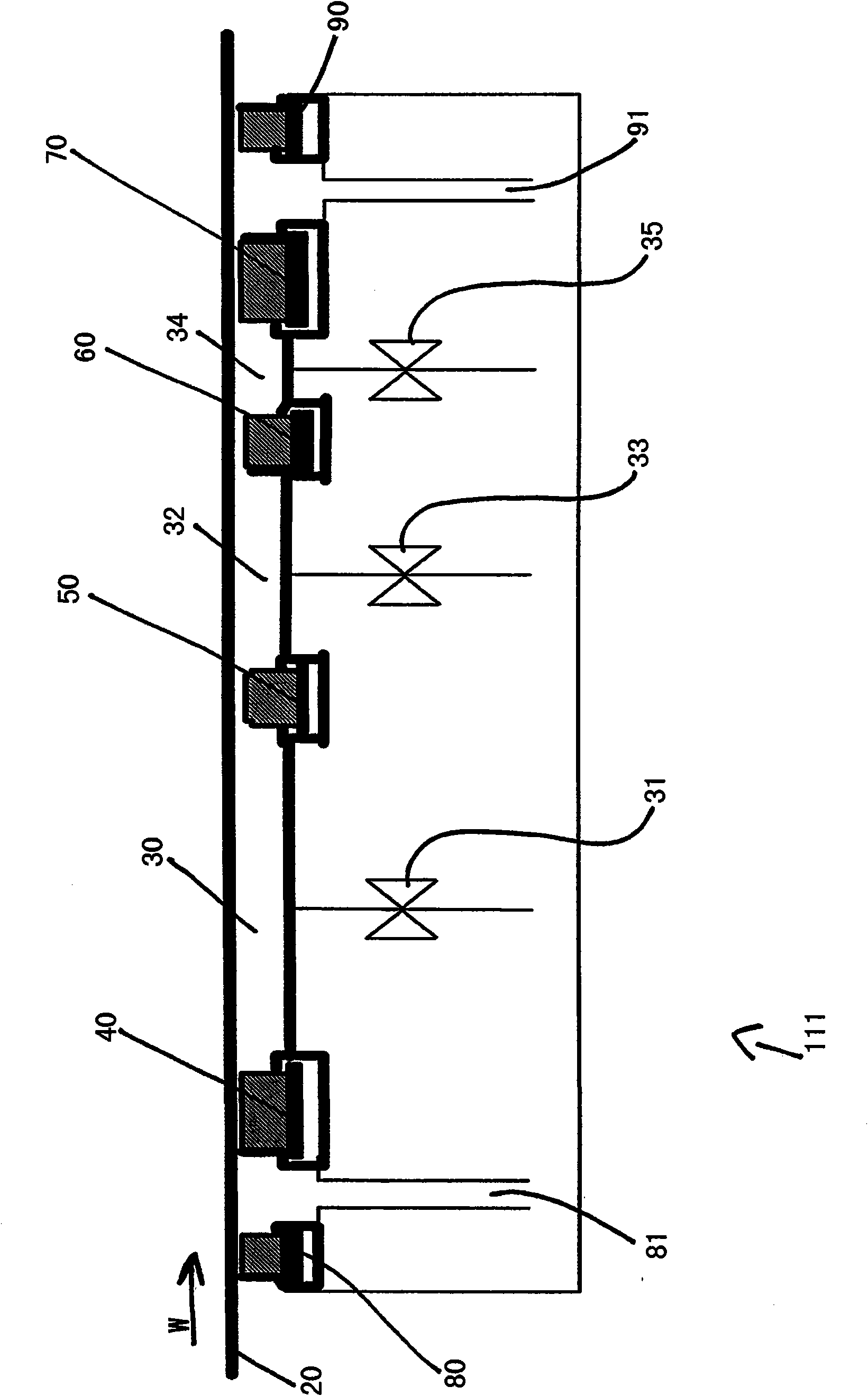 Pressing apparatus for a paper- or board-making machine for removing fluids from a web by pressing, and a method for treating a web in a paper- or board-making machine
