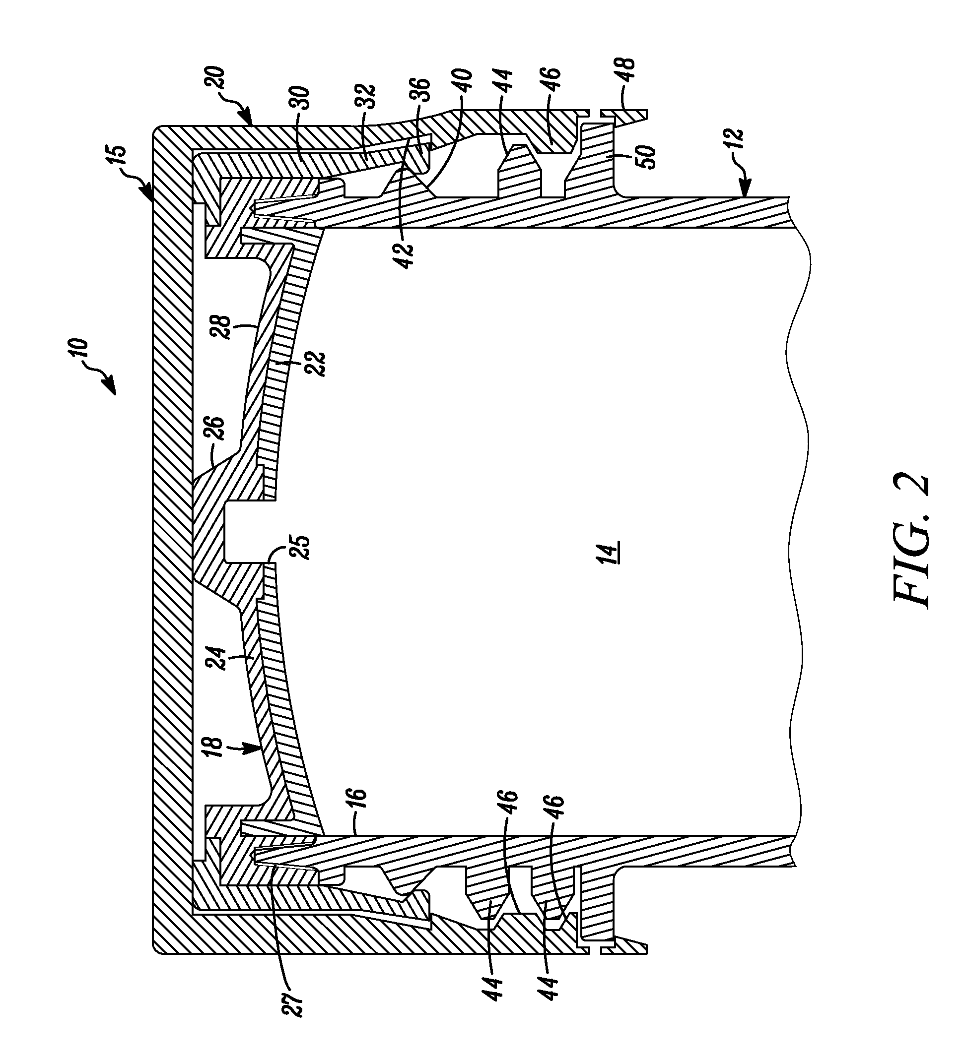 Container Closure with Overlying Needle Penetrable and Resealable Portion and Underlying Portion Compatible with Fat Containing Liquid Product, and Related Method