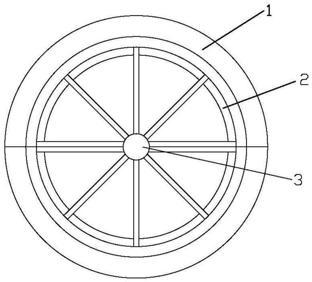 Manufacturing method of large-diameter thick-wall flange cylinder