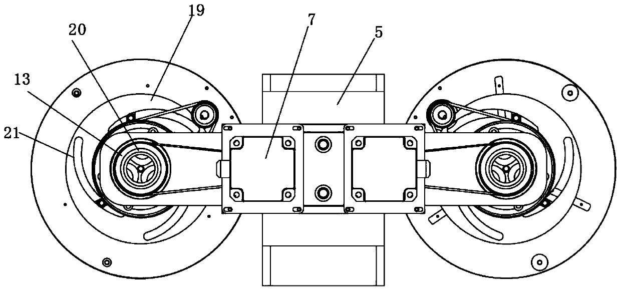 Cutting mechanism for beveling machine