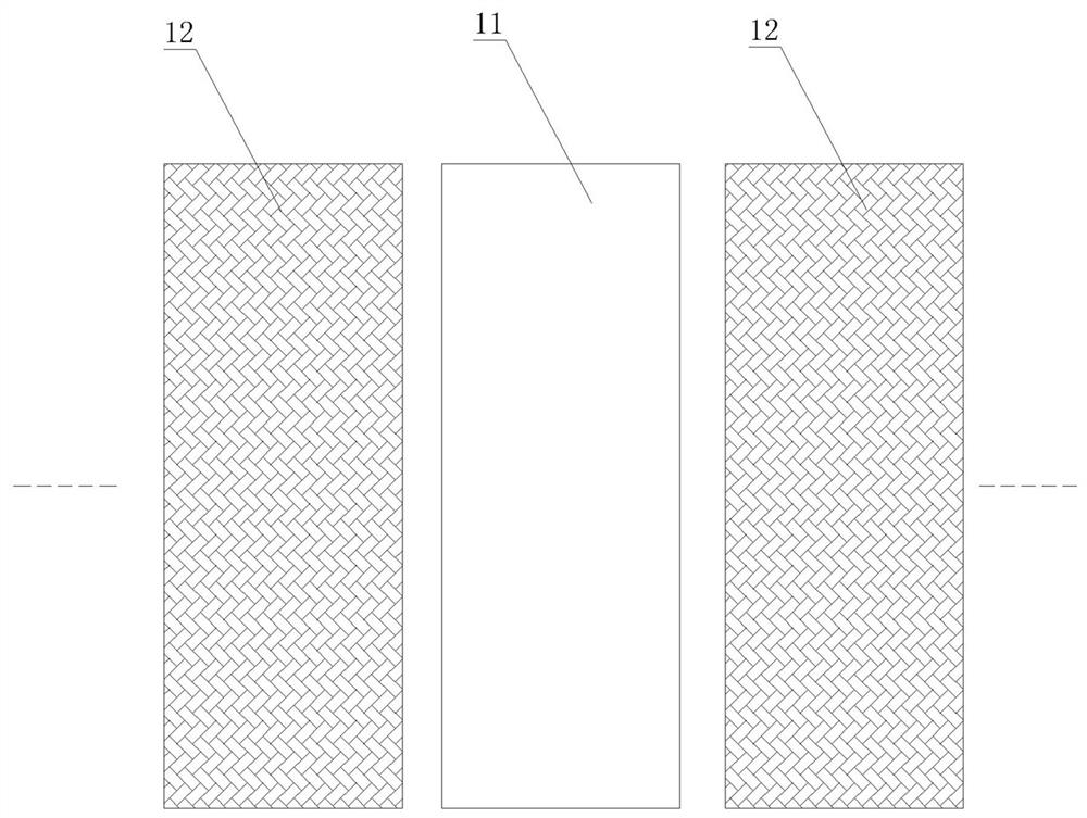 Bamboo-wood composite material coated plate and production process thereof