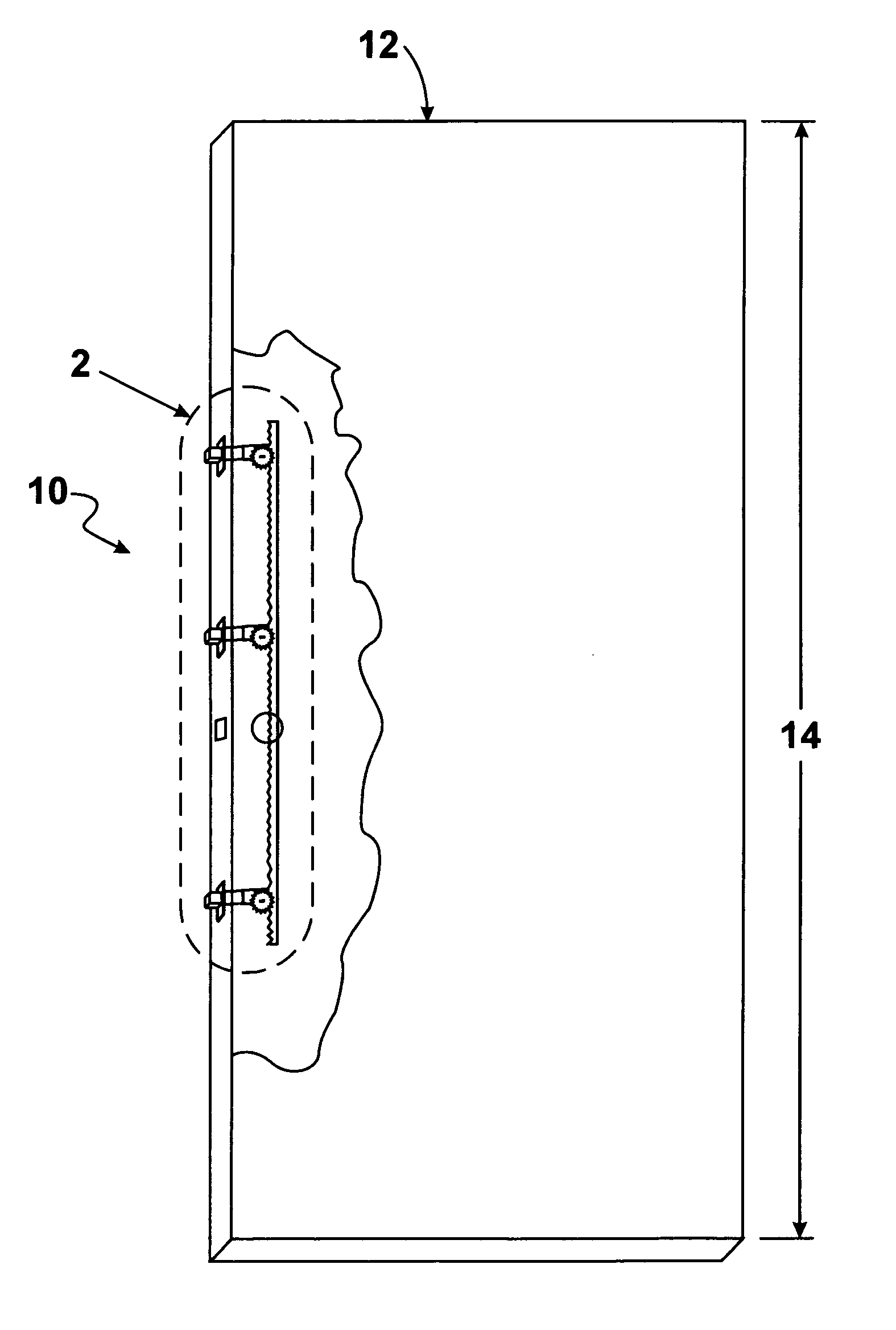 Lock system for integrating into an entry door having a vertical expanse and providing simultaneous multi-point locking along the vertical expanse of the entry door