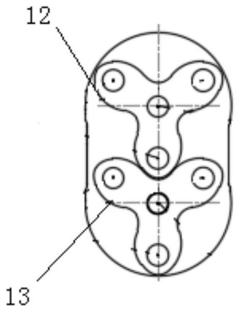 Straight-line roots pump