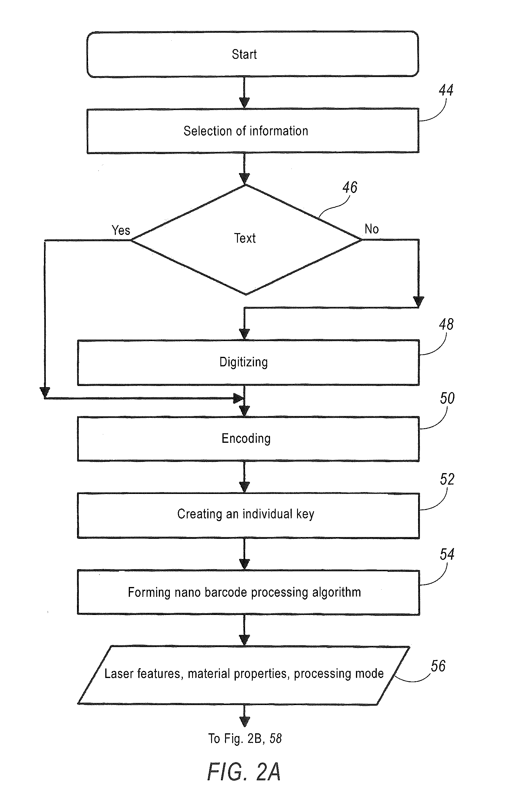 System for applying and reading out an information field identifying and protecting an object