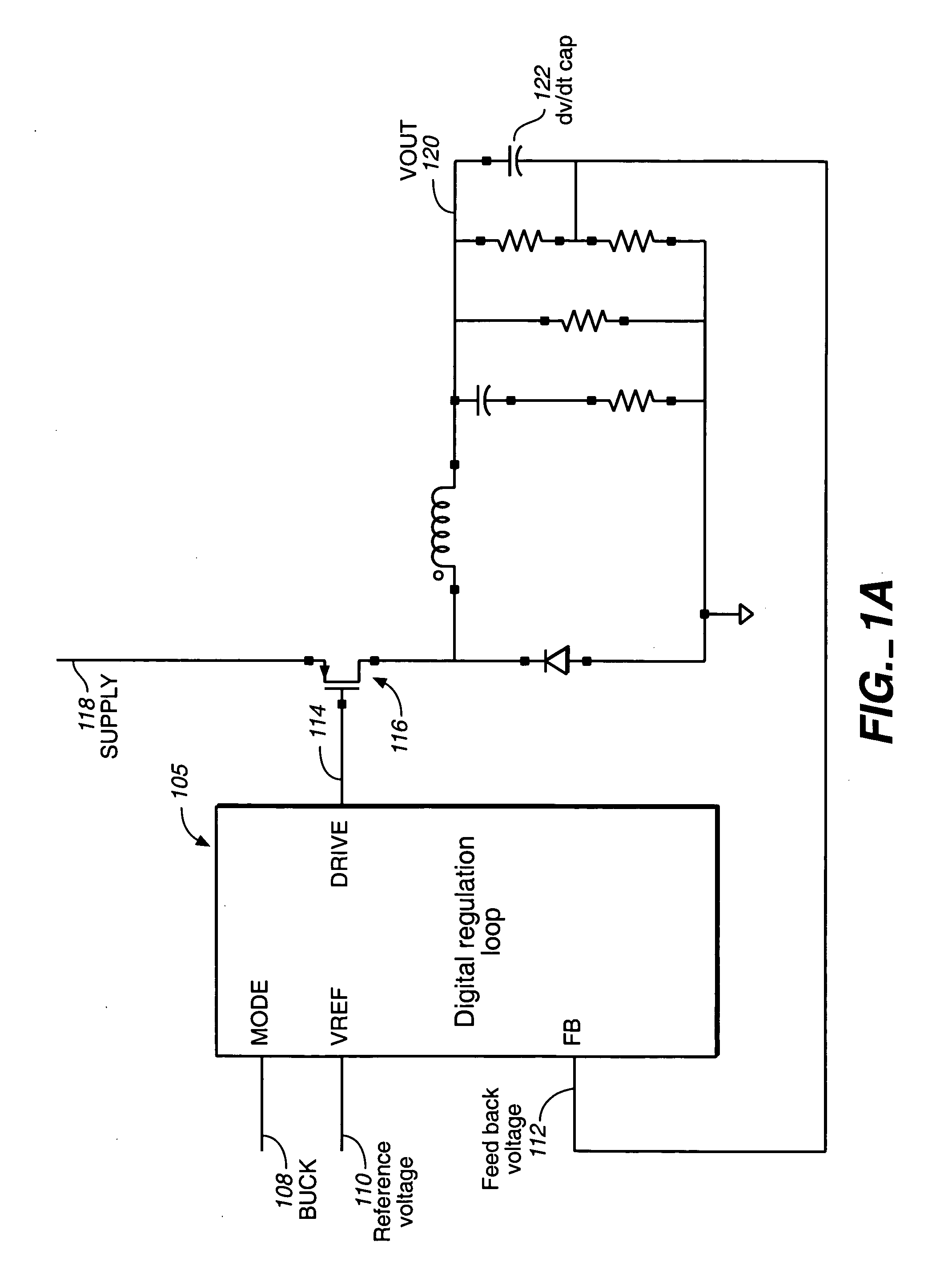 Digital control of switching voltage regulators