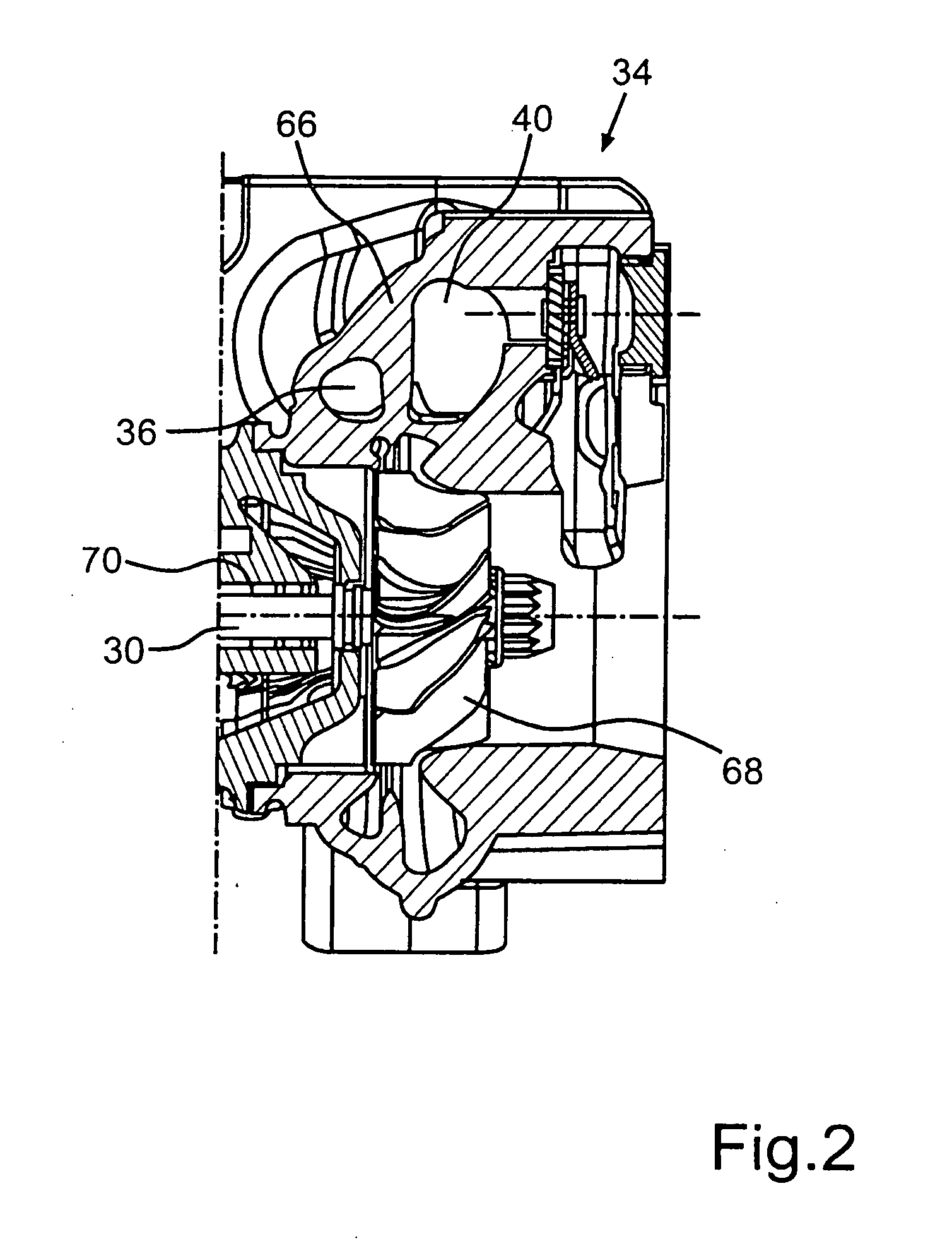 Air supply unit for a fuel cell stack, fuel cell system and method for operating an air supply unit