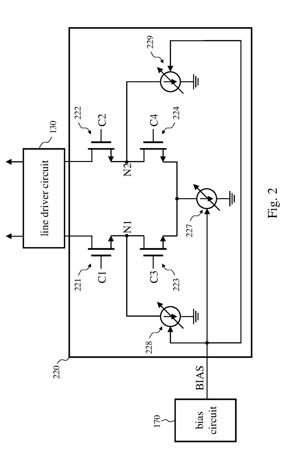 Network driving circuit and method of driving network device