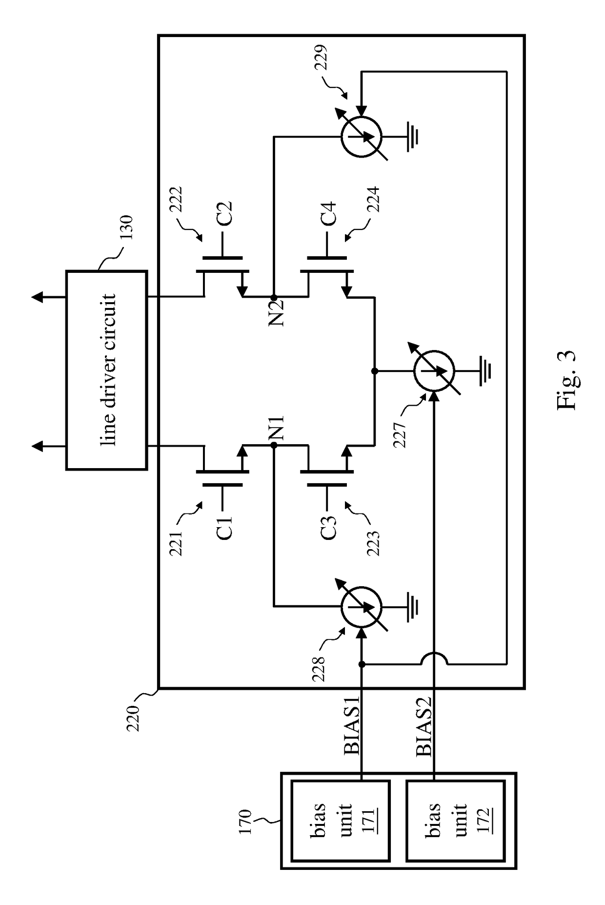 Network driving circuit and method of driving network device