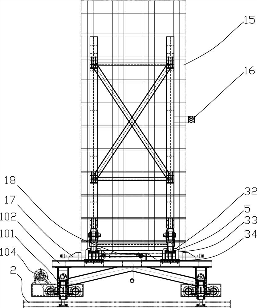 Quick loading and unloading construct for heavy construct and manufacturing method thereof