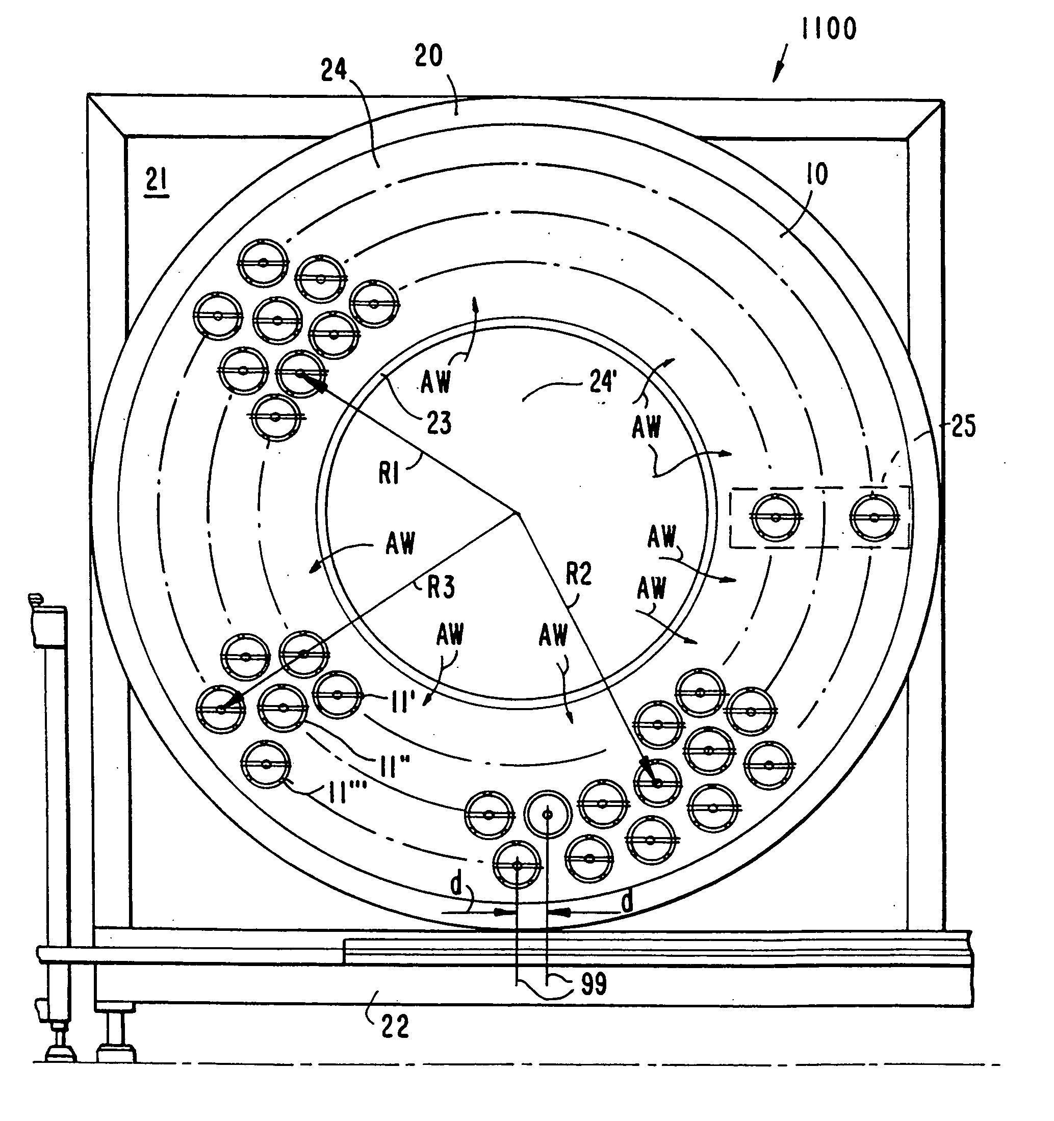 Heating oven for dynamo-electric machine component manufacture