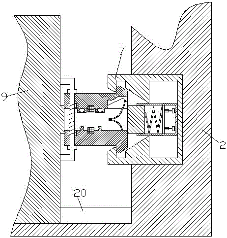 Simple-unlocking electric power element locking equipment