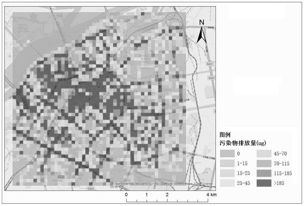 A method for dynamic monitoring of urban traffic emission pollution based on taxi gps data