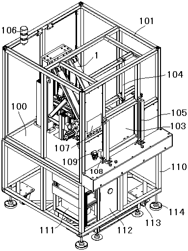 Automobile trunk lock dynamic testing machine