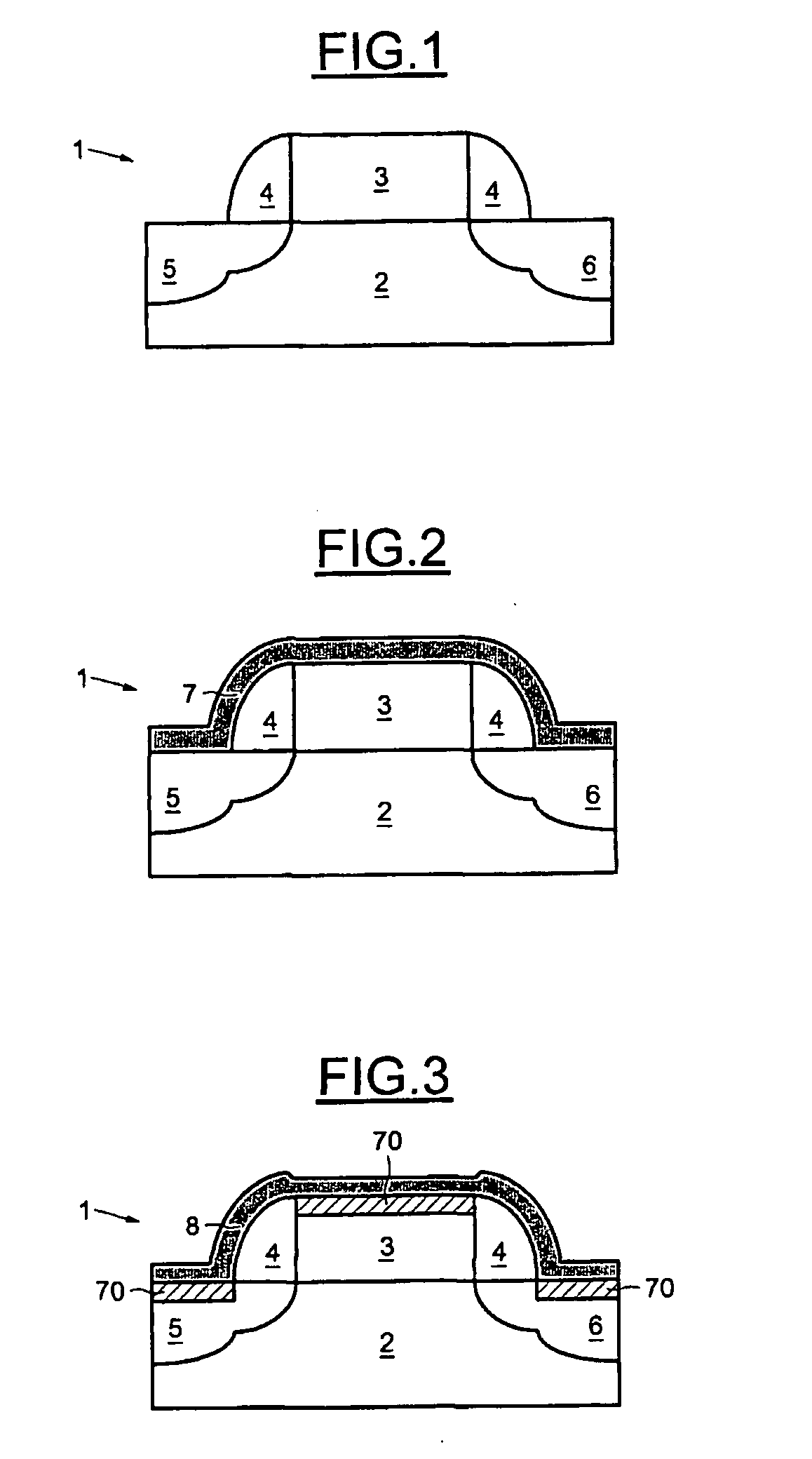 Method for the selective removal of an unsilicided metal