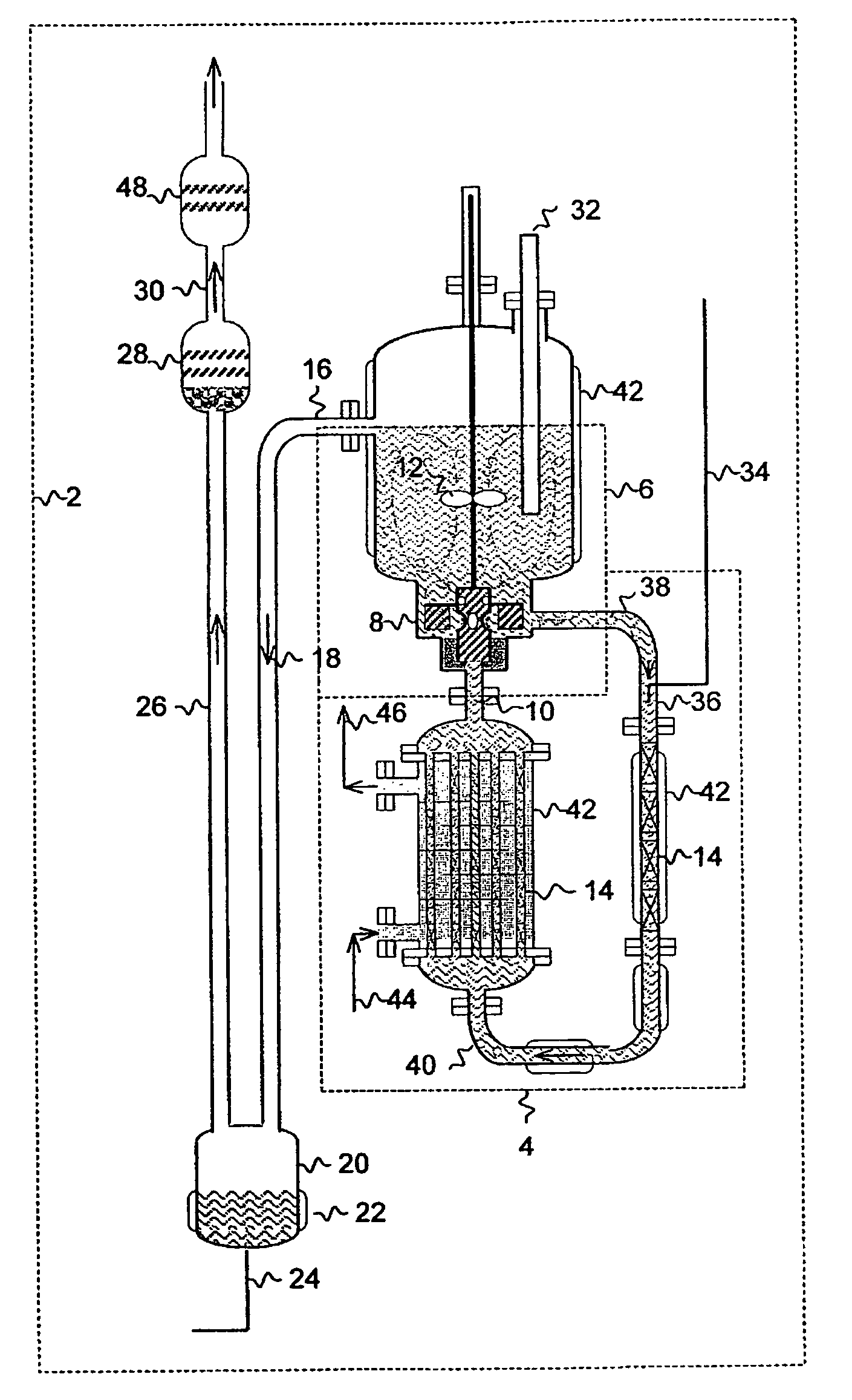 NF3 production reactor