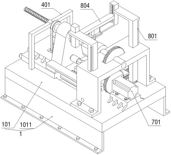 Vibration speed testing device for bearing