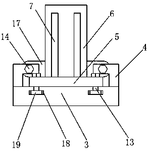 A three-hole one-time balanced drilling device for solar mirror frames
