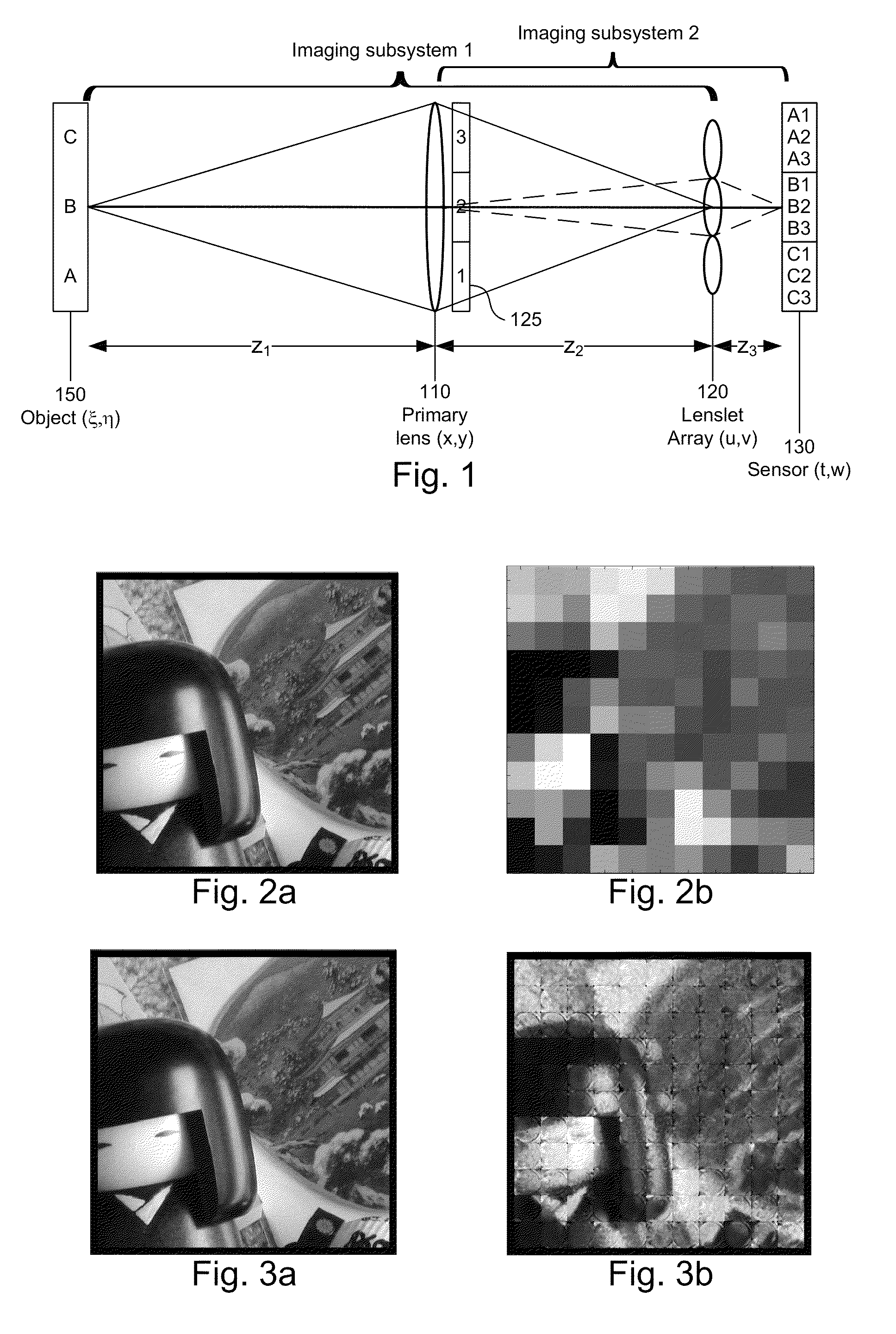 Spatial reconstruction of plenoptic images