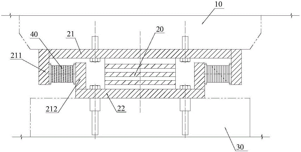 Energy-dissipation and seismic-mitigation bridge support