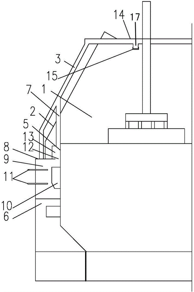 Aluminum electrolysis cell forced ventilation afterheat utilization device and utilization method