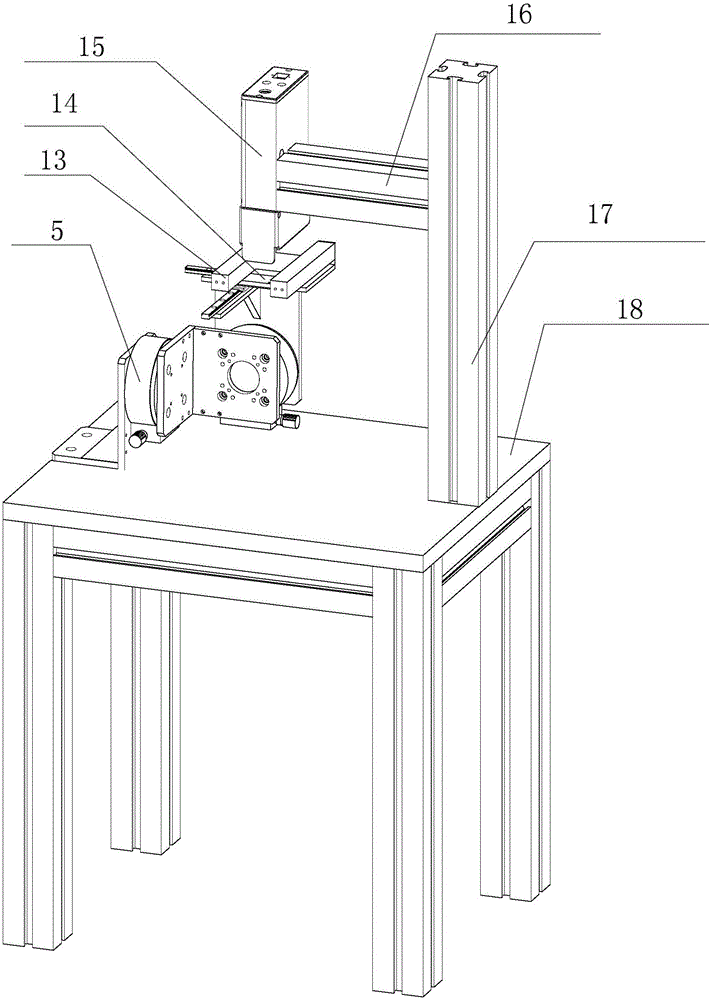 Line laser sensor automatic calibration device for weld seam tracking and method