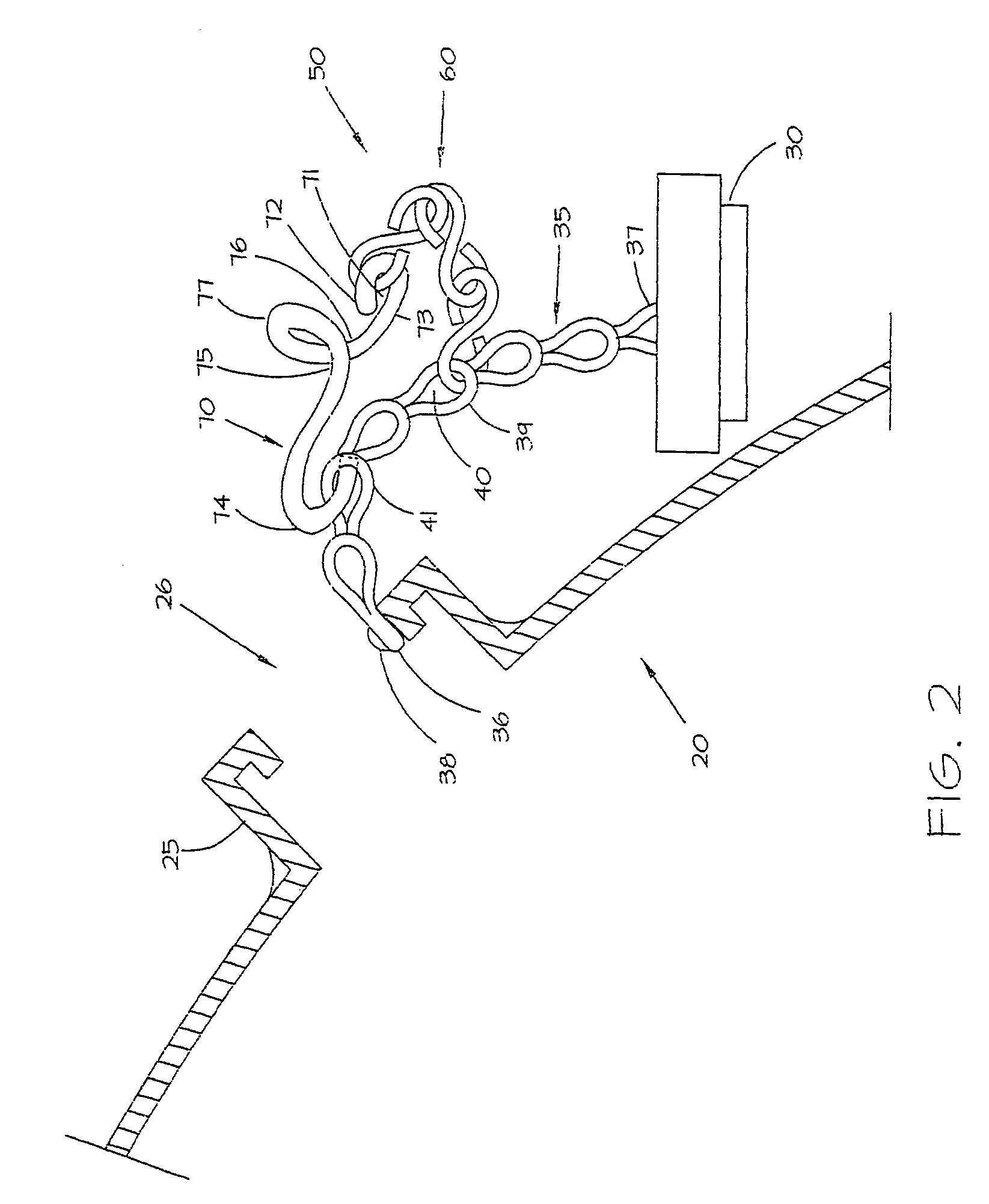 Device for securing a dispensing nozzle to a fill tank