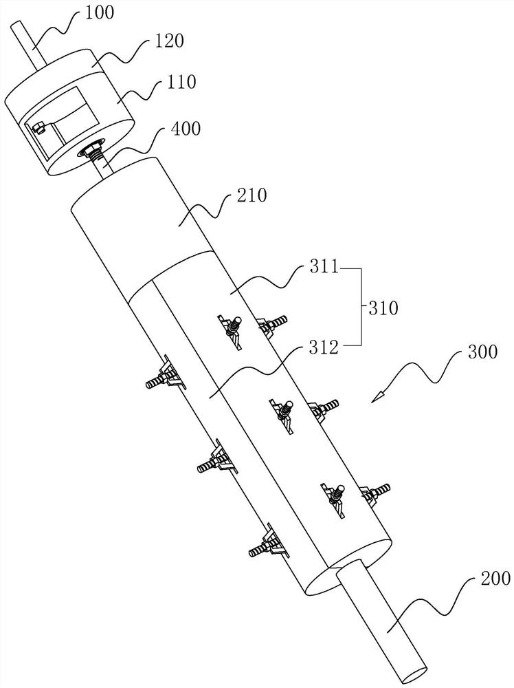 Optical cable traction connector capable of reducing core breakage rate of optical cable